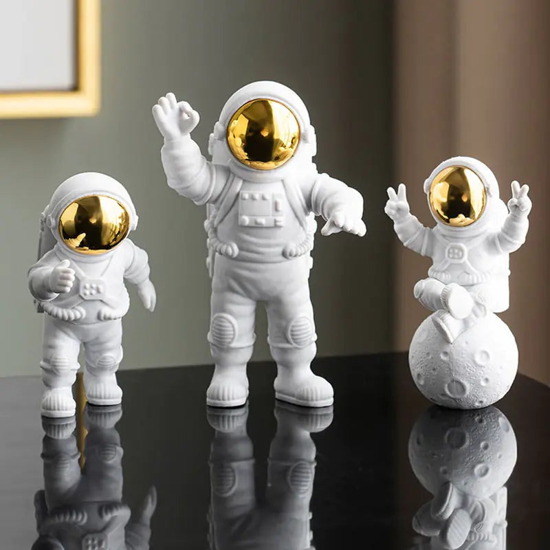 Astronaut & Moon Home Decor