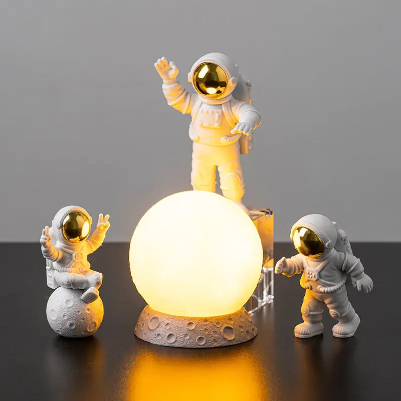 Astronaut & Moon Home Decor