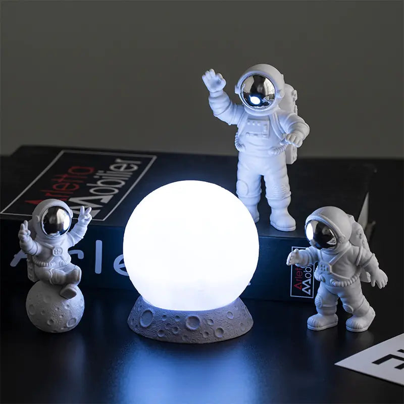 Astronaut & Moon Home Decor